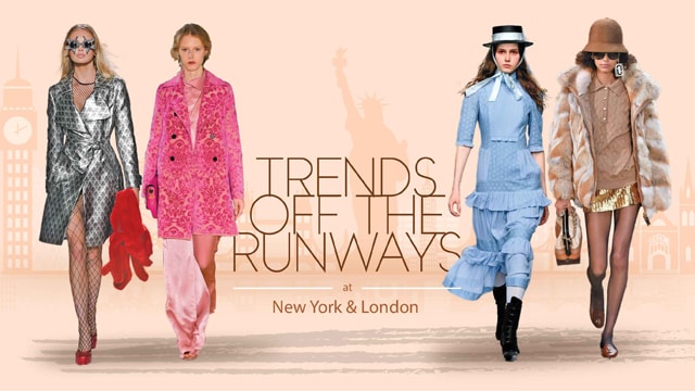 Top 10 Trends off the runways at New York & London
