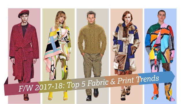 F/W 2017-18: Top 5 Fabric & Print Trends