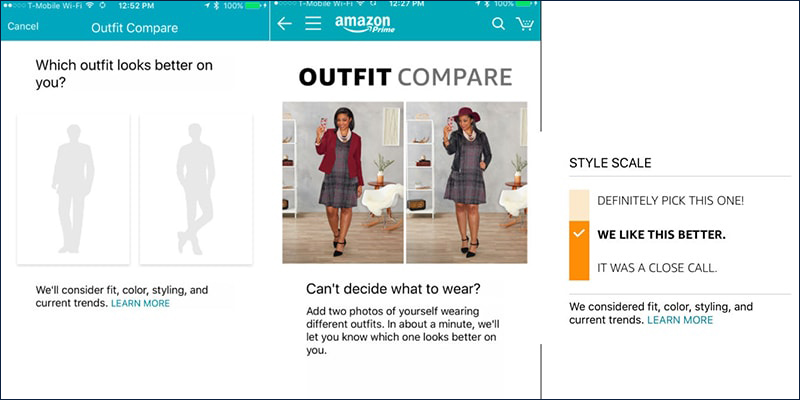 Prime's New 'Outfit Compare' Feature Gives You Honest Feedback on  Your Outfit Choices