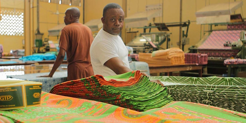 ghana textile workers