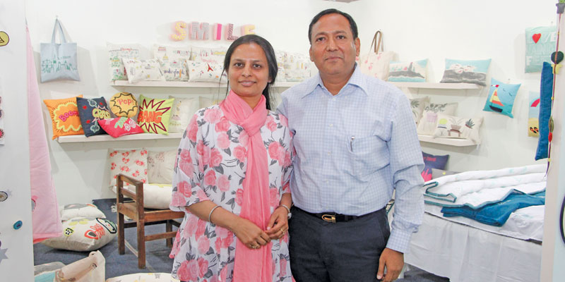 Sonal Sureka (L) and Raj Sureka from Sun Industries