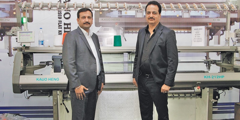 Narinder Kumar (R), MD, Narinder International and President, GMMSA with his colleague Yogesh Kapila