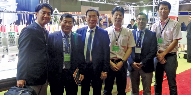 Noboru Ito, Managing Director, Tajima Asia Pte. Ltd. (3rd from left) with his team