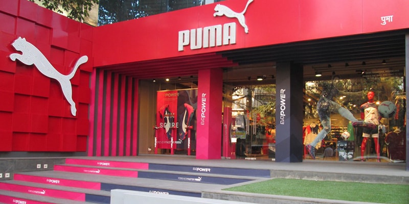 puma manufacturing factory in india