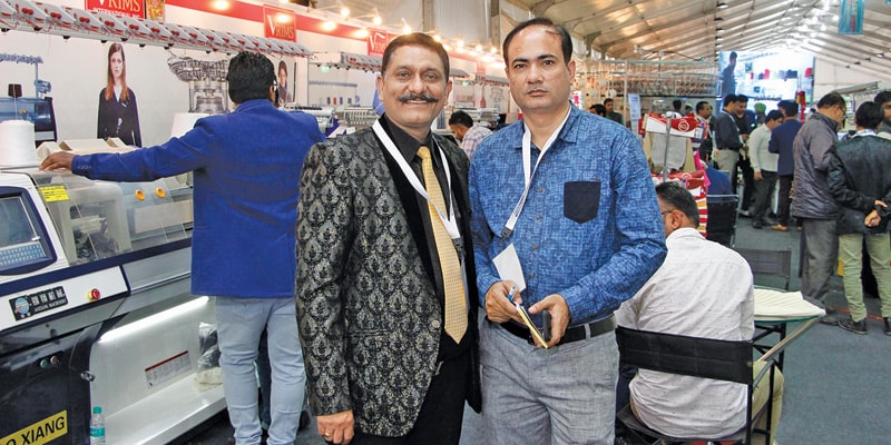 Raman Sethi (L), Managing Director, VRIMS International with his colleague