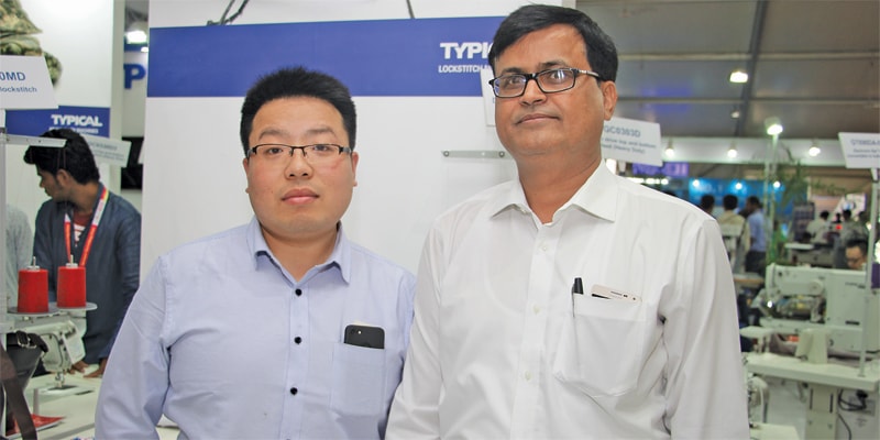 Alex J. (L), Business Manager with Manoj Gupta, Country Marketing Head of TYPICAL International Corporation