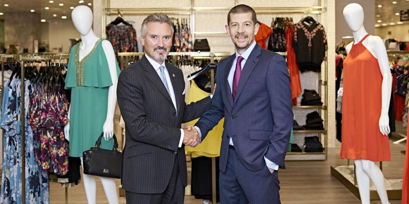 Frank Slevin, Chairman and Alex Williamson, CEO, House of Fraser