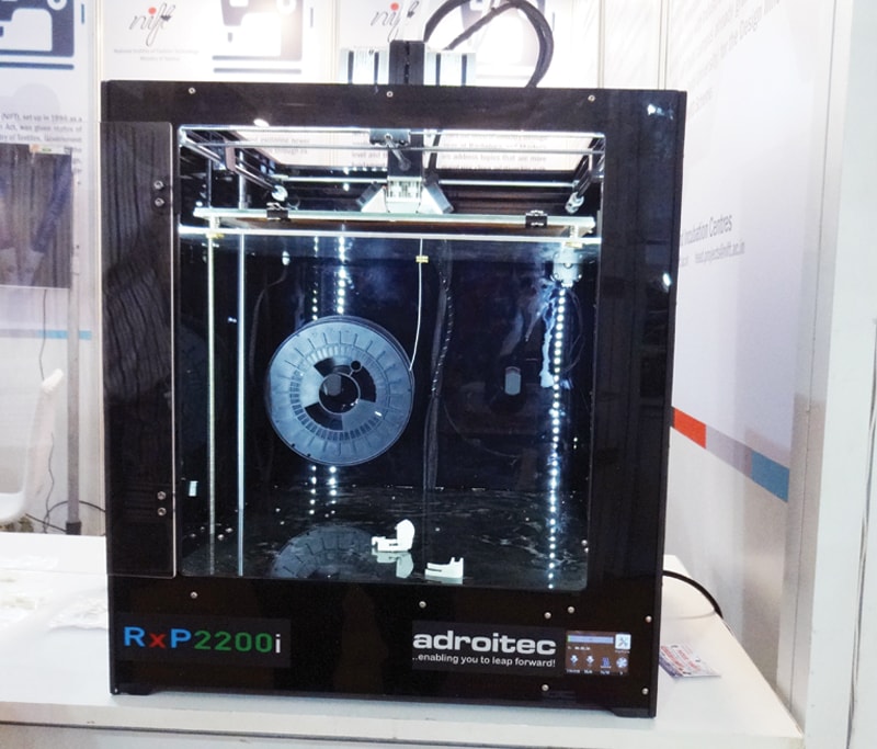 Fused Deposition Modeling printer used for 3D printing sewing machine parts
