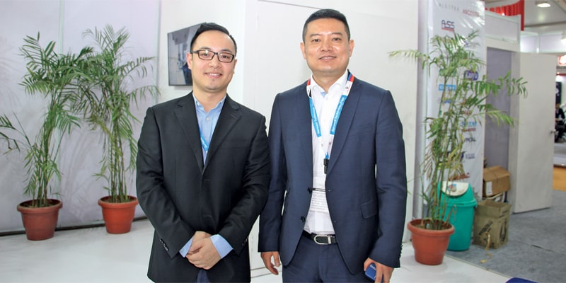 Huang Rui (L), Assistant General Manager with Jinshan Chen, General Manager, TYPICAL International Corporation