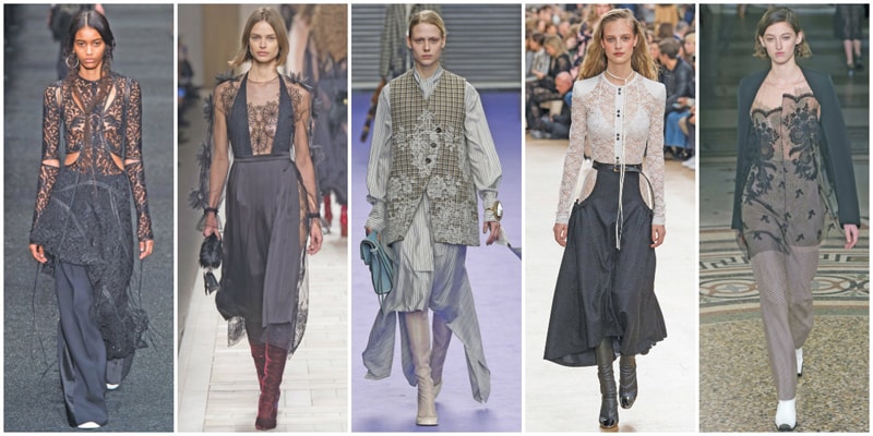 Alexander Mc Queen, Fendi, Mulberry, Nina Ricci and Stella Mc Cartney